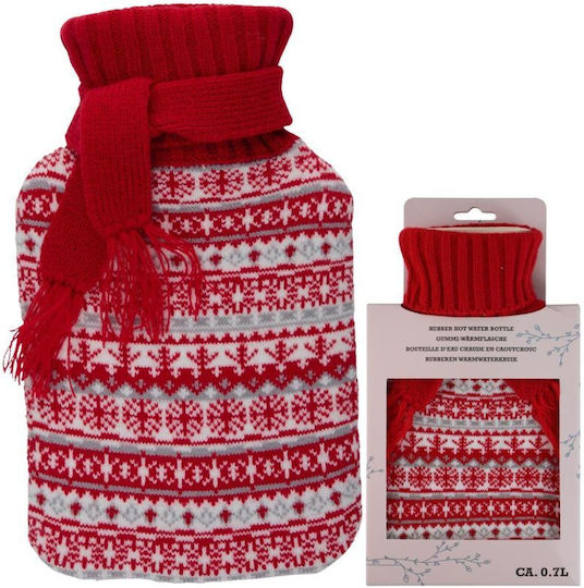 Alpina Appliances Wärmflasche in Beiger Farbe Mit Bezug für den Nacken 700ml