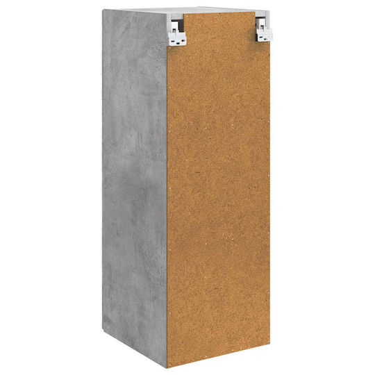 vidaXL Bathroom Cabinet 33x34.5x90cm Gray