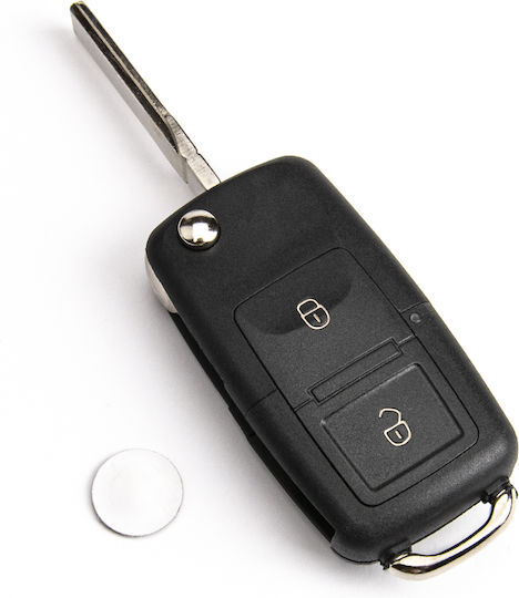 Дистанционно Ключ За Кола Електронен Vw Seat Skoda Hu66 1j0959753ag