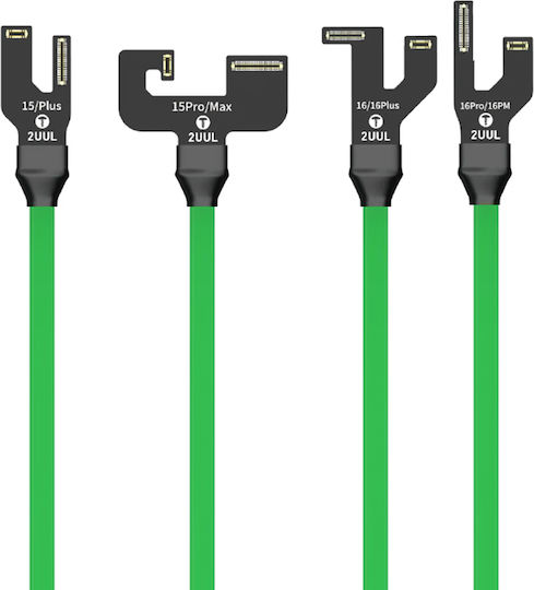 2UUL Netzteil Boot Testkabel Iphone 12 bis 16 Fpc Anschlüsse Schwarz