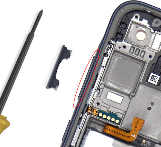 Samsung Buton Volum De Înlocuire Galaxy A35 Pachet Service Negru