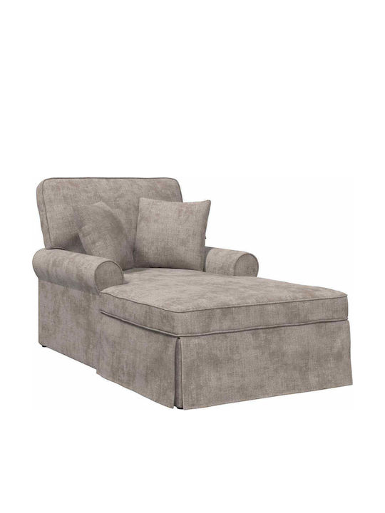Recliner Fabric Beige L157xW91xH91cm