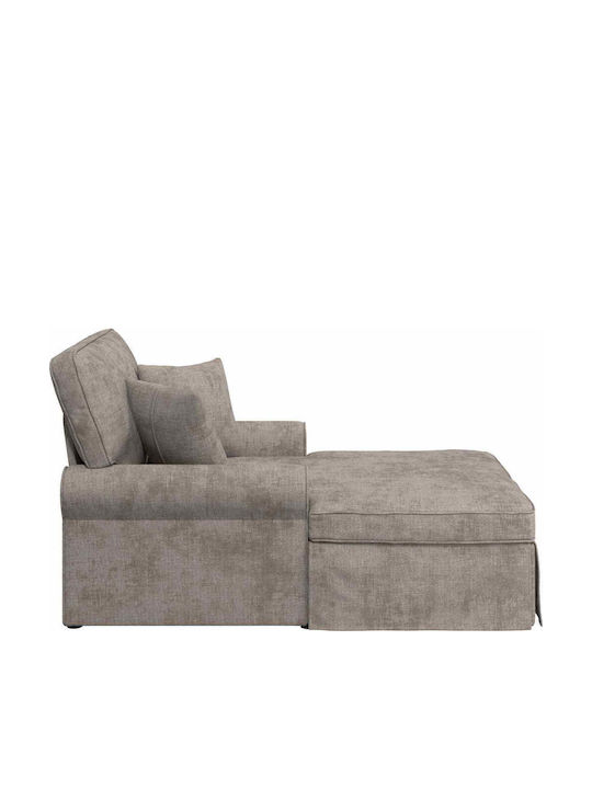 Recliner Fabric Beige L157xW91xH91cm