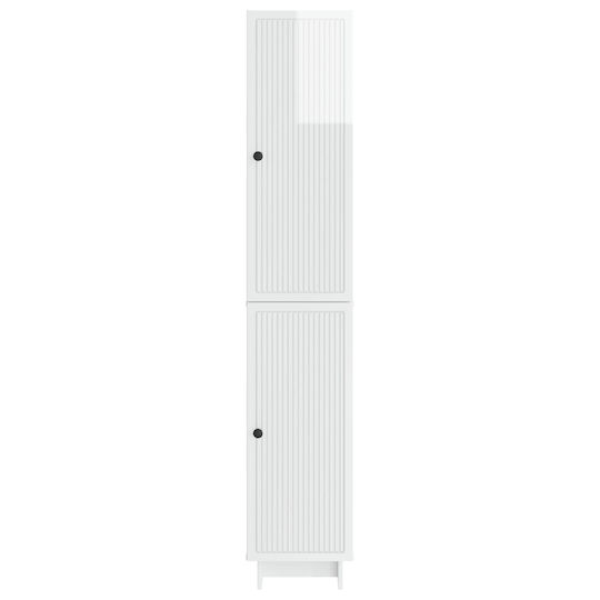 vidaXL Bathroom Floor Column Cabinet L34.5xD33xH90cm White
