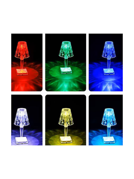 Keskor Plastic Table Lamp for E14 Fitting with Black Shade and Base