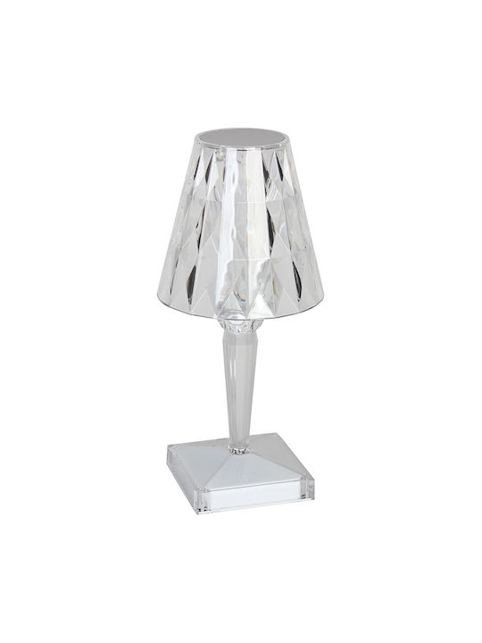 Keskor Plastic Table Lamp for E14 Fitting with Black Shade and Base