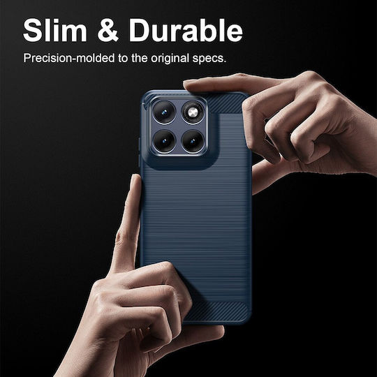 Techsuit Motorola Edge 70 Silikon Rückseite Umschlag Grau