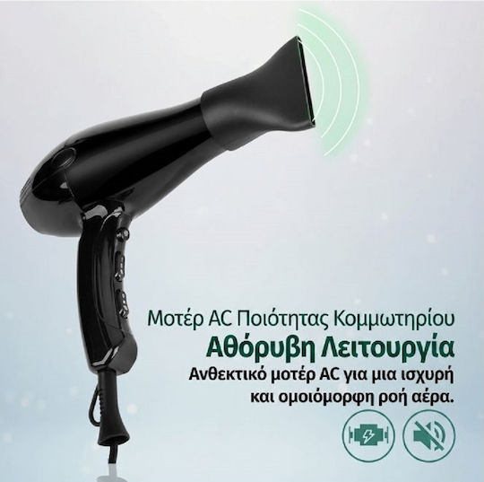 Emerio Ionic Hair Dryer with Diffuser 2200W