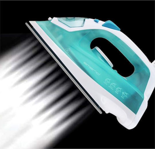Emerio Steam Iron 2000W with Ceramic Plate and Continuous Steam Supply 17g/min