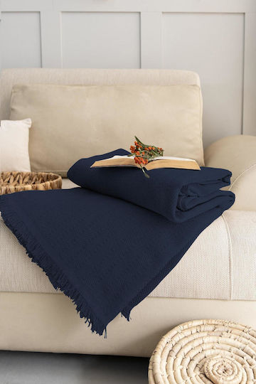 SteweHome Three-Seater Sofa Throw 180x315cm Natural