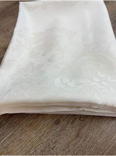 SteweHome Tischdecke Mit Spitze Beige 160x220cm