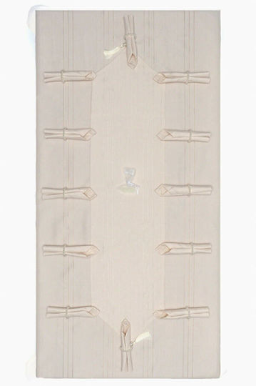 SteweHome Покривки За Маса Комплект Бежови 160x220см