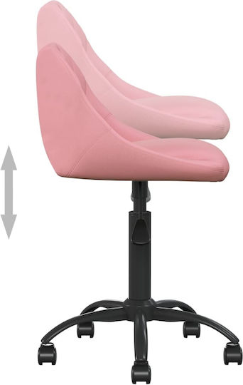 vidaXL Scaun De Birou Roz