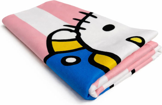 Hallo Kitty Kinder-Strandtuch Mikrofaser 70x150cm Rosa