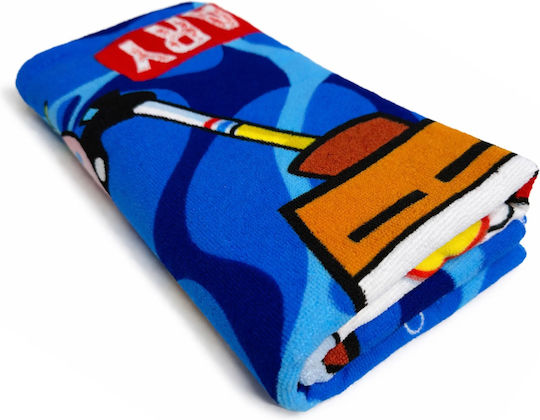 Πετσετα Θαλασσης Microfiber 70x140cm Sponge Bob 4916 Μπλε
