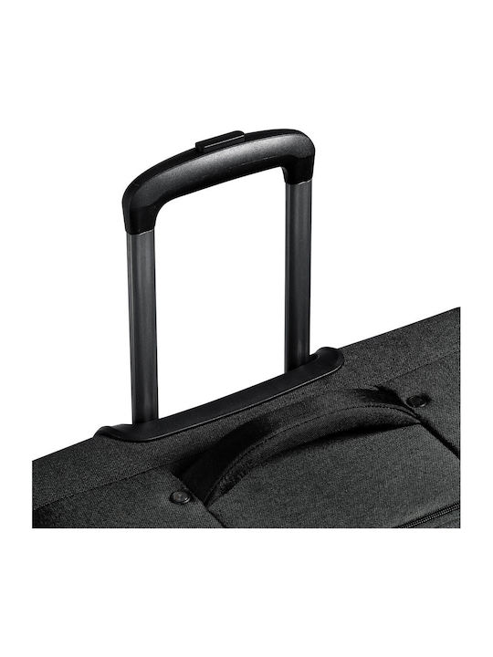 Delsey Large Travel Suitcase Black Height 70cm