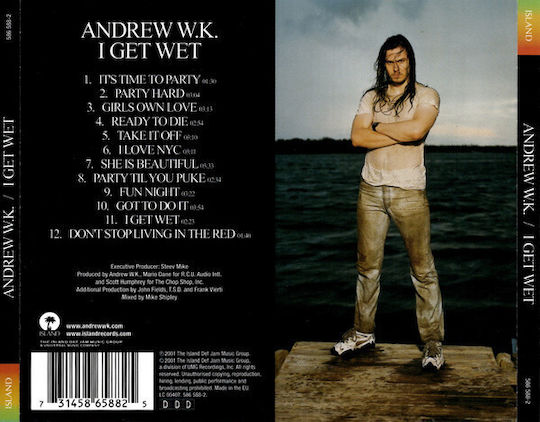 Andrew W.k I Get Wet CD Μουσικής
