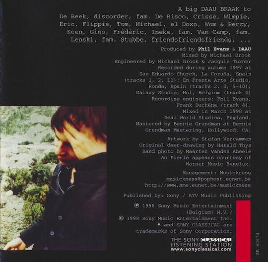 Daau - We Need New Animals CD Μουσικής