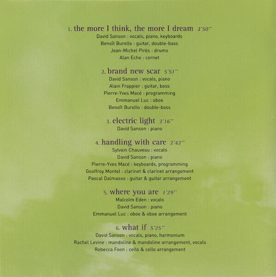 That Summer Clear CD Μουσικής