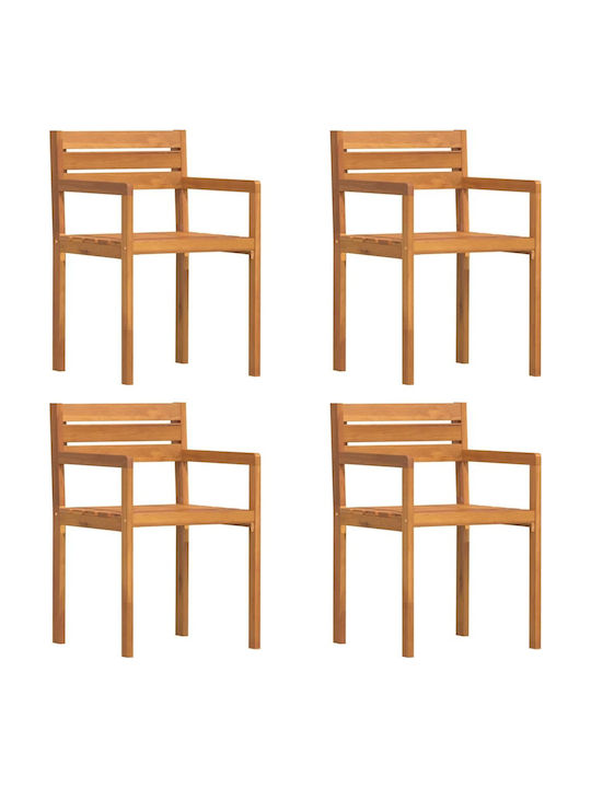 Σετ Τραπεζαρίας Εξωτερικού Χώρου 5τμχ Ακακίας