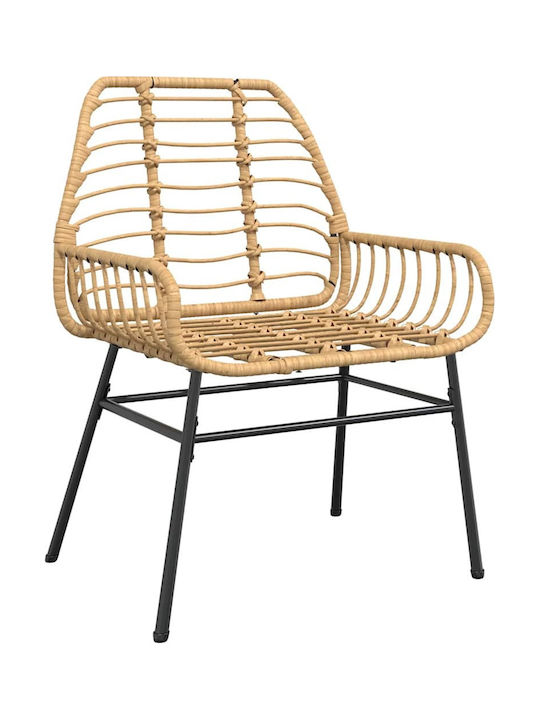 Garten- und Outdoor-Möbelsets Speisesaal 9 Stück Schwarz mit Kissen