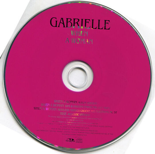Gabrielle When A Woman CD Μουσικής