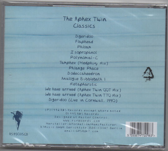 The Aphex Twin* - Classics CD Μουσικής