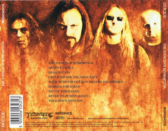Deicide - The Stench Of Redemption CD Μουσικής