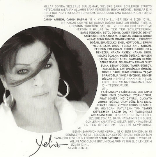 Yeliz Haykırdım Sessizce CD Μουσικής
