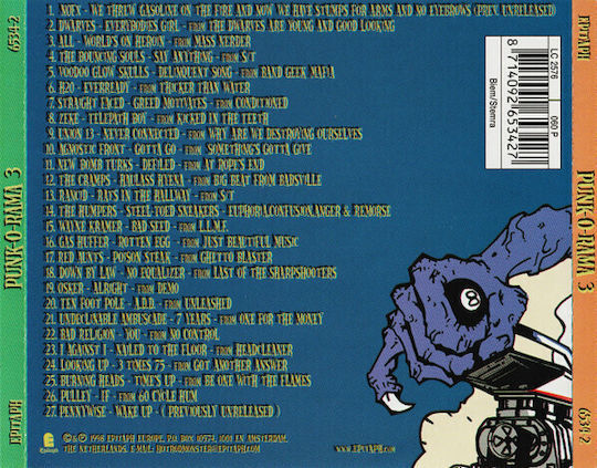 Various - Punk-o-rama Iii CD Μουσικής