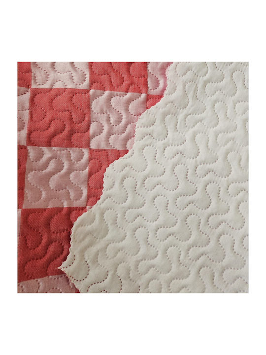 Kotonia Home Kotonia Home Tagesdecke Halbdoppel Mikrofaser Rote 180x230cm