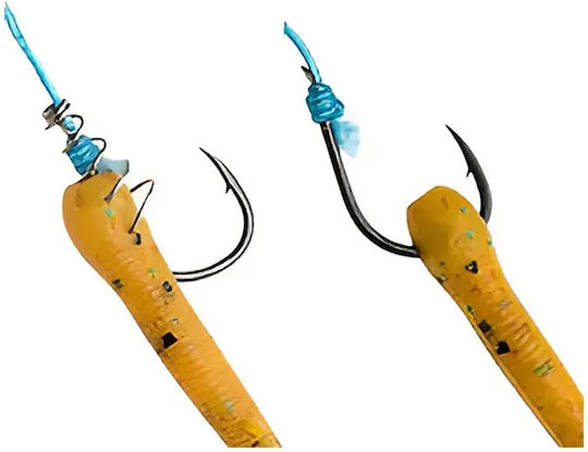 Silikonierte Ecogear Jukusei Tairaba Aqua Kuwase Curly Slim 7.5cm #j12