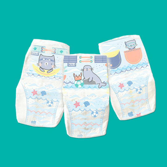 Pampers Πάνες Βρακάκι Splashers No. 4 για 9-15kg 11τμχ
