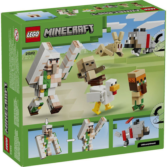 LEGO Minecraft Desert Attack with Chicken Jockey for Ages 9+ 428 Pieces