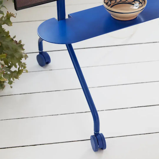 Tv Stand Wheels Pedestal Moon Rollin' Regular 40″-60″ Blue