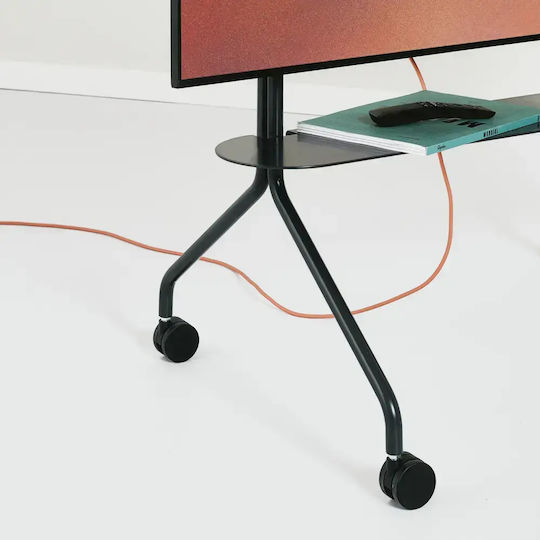 TV-Halterung mit Rollen Pedestal Moon Rollin' Regulär 40″-60″ Anthrazit
