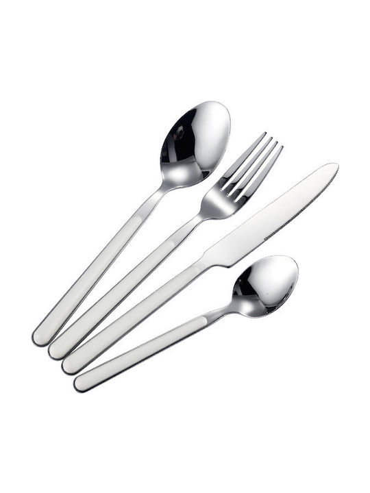 Swiss Haus Zwieger Besteckset Edelstahl Silber 24 Stück