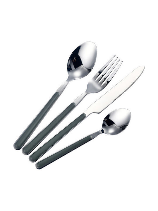 Swiss Haus Zwieger Besteckset Edelstahl Silber 24 Stück