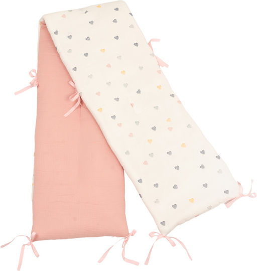 Kidizi Baby Bettwäsche-Set Für Krippe Color Hearts 5 Stück