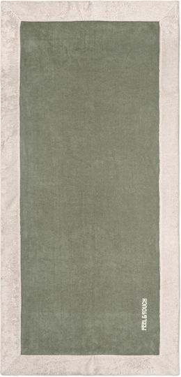 Feel & Touch Khaki Beach Towel 80x170cm