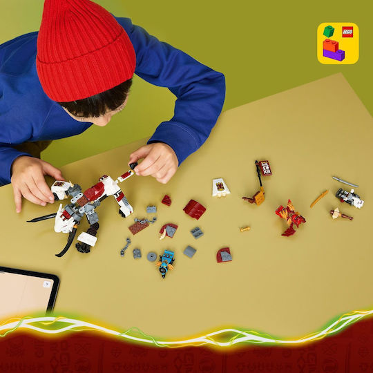 LEGO Ninjago Zilvar и Чудовищният Дракон Grimtak за 7+ Години 232 Бройки