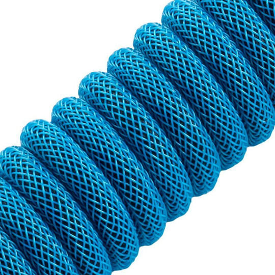 Cablemod Pro Spirale / Geflochtenes USB 2.0 Kabel USB-C männlich - USB-C / USB-A Blaue 1,5 m