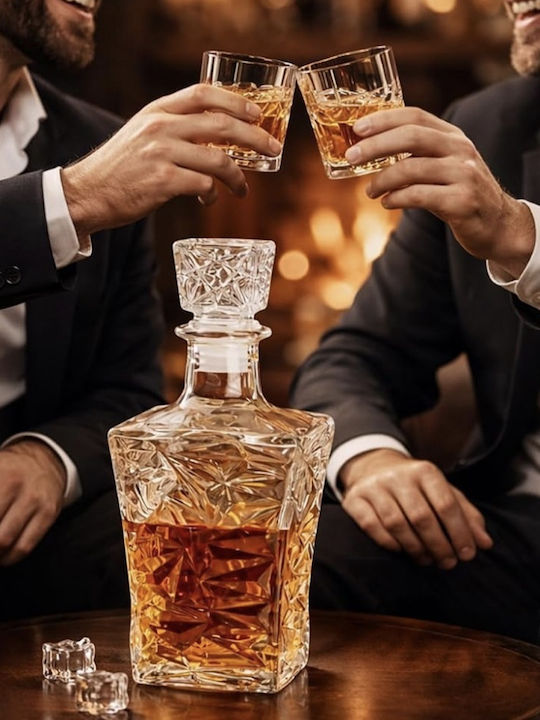 Glas Dekanter Servieren Likör mit Verschluss Transparente 1000ml
