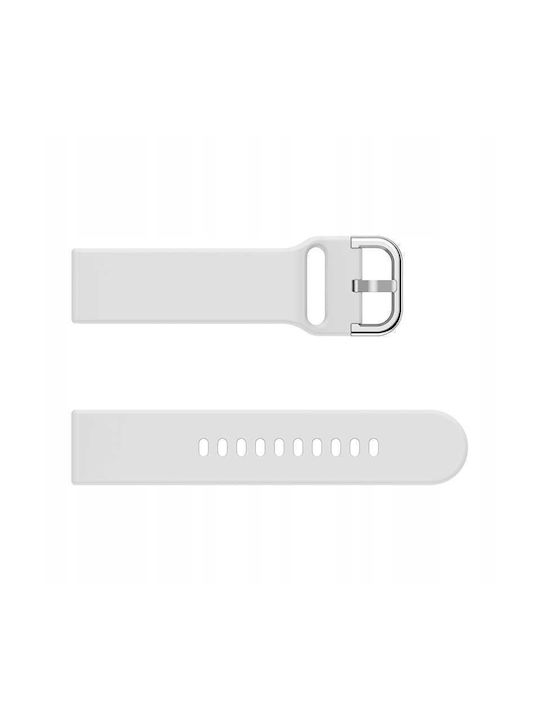 Spacecase Кайш Силикон Бял (Universal 20mm)