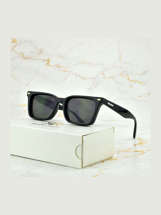 Red Raven Nomad Unisex Γυαλιά Ηλίου με Μαύρο Σκελετό και Μαύρο Φακό rd-000011-BLACK-