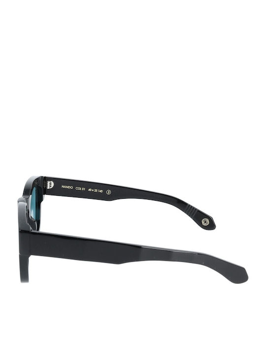 Kyme Men's Sunglasses with Black Frame and Black Polarized Lens