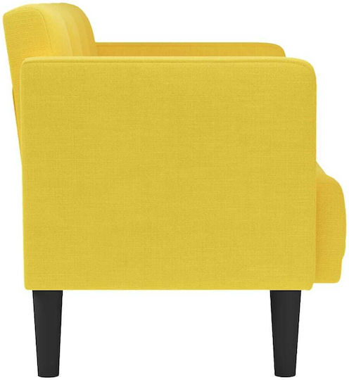 Canapea Cu Două Locuri Galbenă 111x67x74.5cm