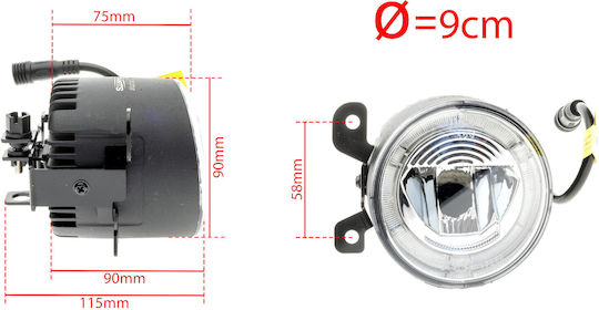 Einparts Drl Duolight 2in1 Golf V Dl01 Nebelscheinwerfer Funktion