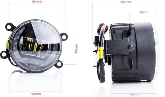 Einparts Drl Duolight Subaru Dl06 Padurar Moștenire Xv Sistem Faruri Auto