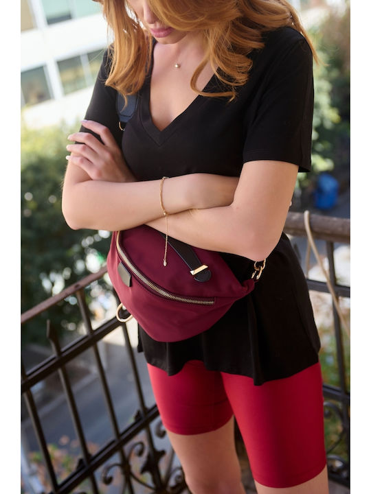 Crossbody Handtasche Burgundisch Größe One Size